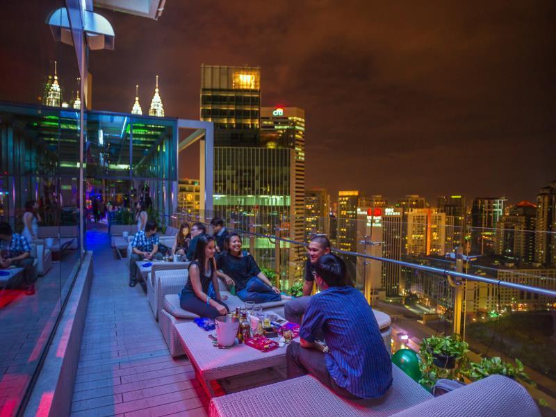 Gtower Hotel كوالالمبور المظهر الخارجي الصورة Sky Bar