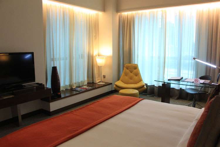 Gtower Hotel كوالالمبور الغرفة الصورة A room at the hotel